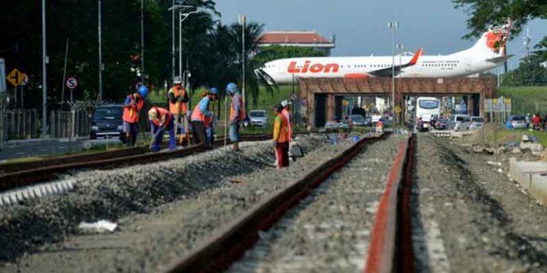 Pembangunan Fisik Stasiun Kereta Bandara Soekarno-Hatta Rampung di Maret 2017