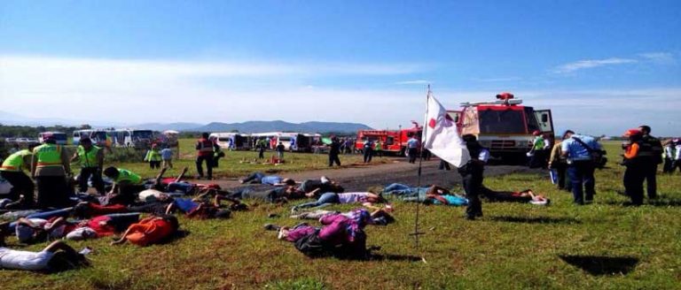 PT Angkasa Pura I Lakukan Simulasi Kecelakaan di Bandara Sultan Hasanuddin