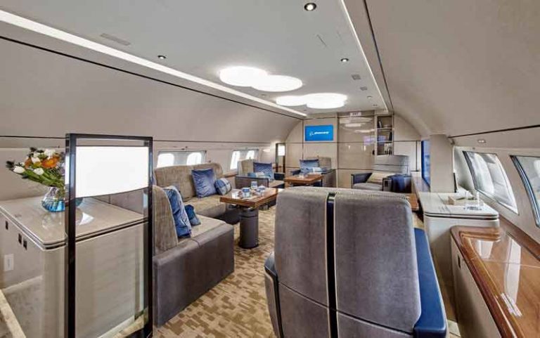 Boeing Tampilkan Konsep Kamar Mandi Mewah Pada Business Jet Class