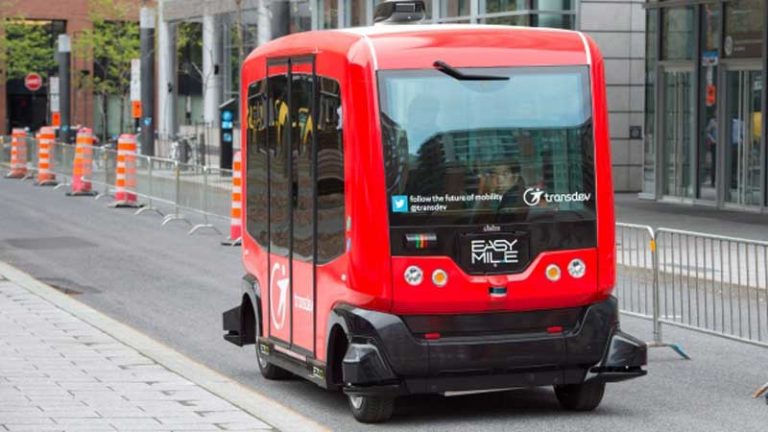Olympic Park Montreal Kanada Mulai Uji Coba Bus Tanpa Awak