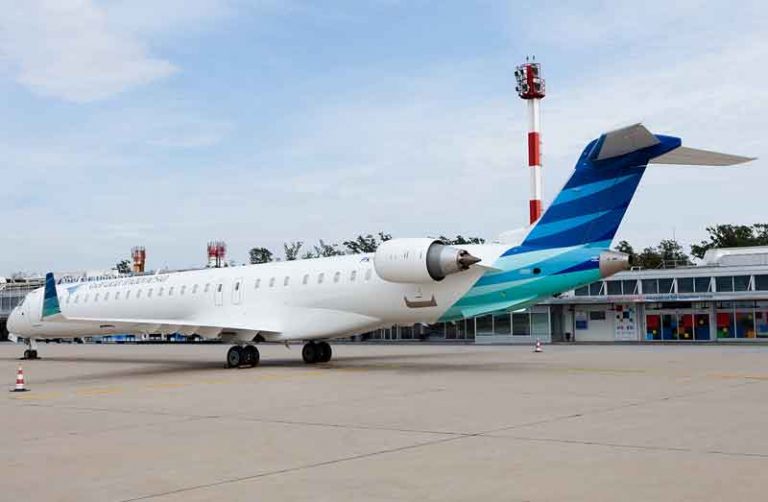 Layani Penerbangan Silangit-Singapura, Garuda Indonesia Gunakan Bombardier CRJ1000