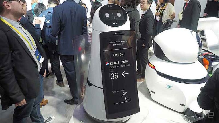 Sambut Olimpiade Musim Dingin, LG Hadirkan Dua Robot Canggih di Bandara Incheon