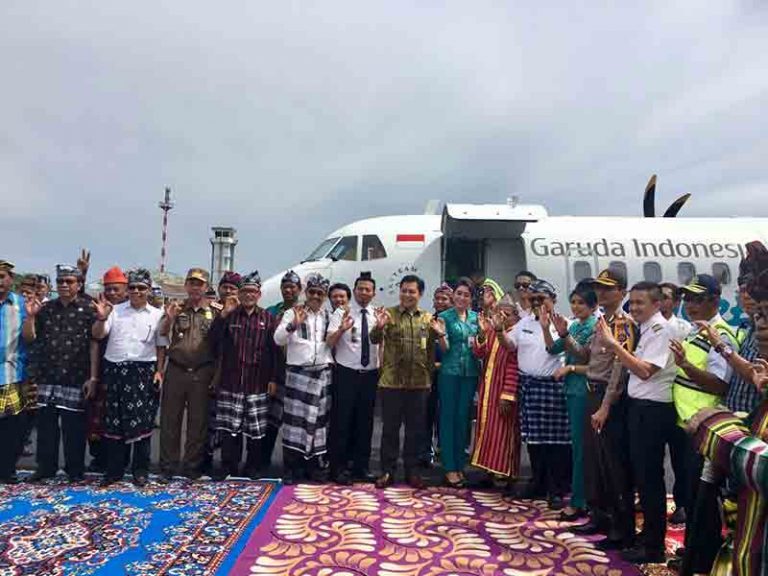 4x Seminggu, Garuda Indonesia Resmi Buka Rute Penerbangan Kendari – Wakatobi