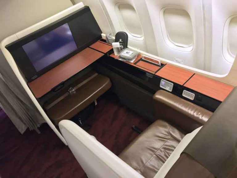 Kelas Satu Japan Airlines, Pelayanan Nyaman, Ramah dan Sajian Makanan Tradisional