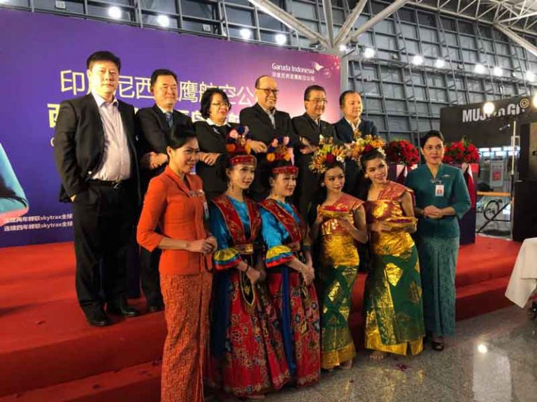 Garuda Indonesia Resmikan Penerbangan Denpasar ke Xi’an dan Zhengzhou