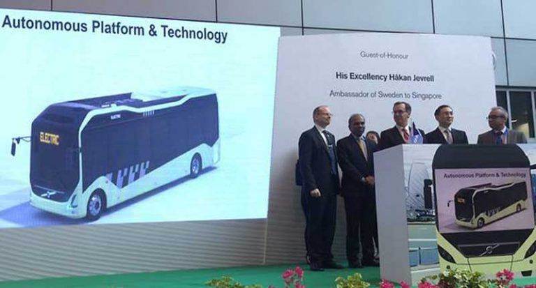Pangkas Human Error, Nanyang University Gandeng Volvo Hadirkan Bus Otonom