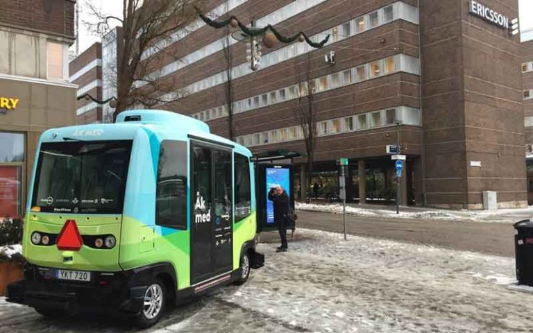 Hadirkan Bus Otonom, Ericsson Gandeng Perusahaan Lokal Swedia