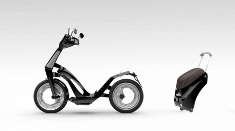 Terkoneksi Dengan Gadget, Ujet Hadirkan Asymmetrical Smart Scooter