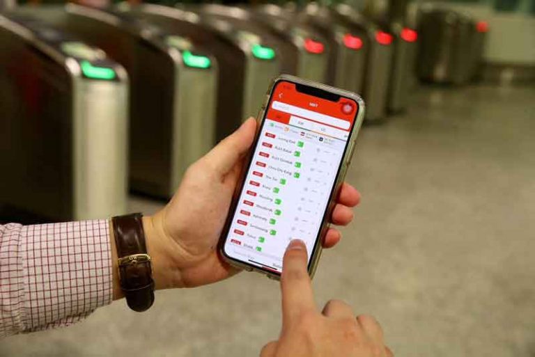 Versi Terbaru SMRConnect, Mampu Informasikan Kepadatan Penumpang di Jalur MRT Singapura