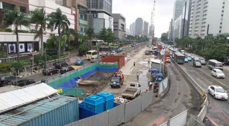 Jelang Asian Games 2018, Pekerjaan MRT Jakarta Dibekukan Sejenak