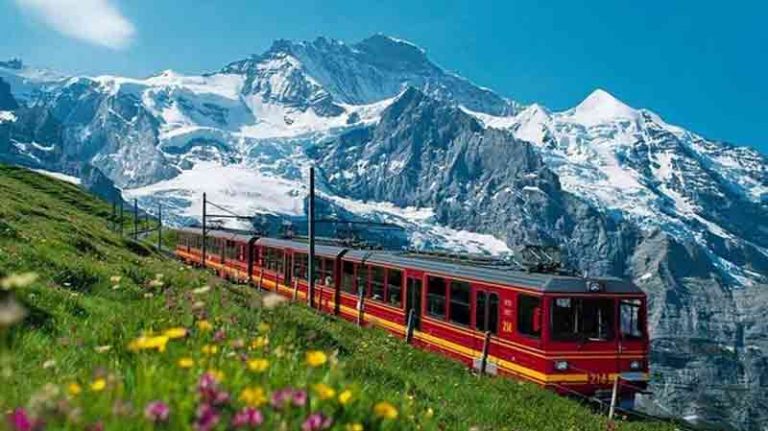Jungfraujoch, Stasiun Tertinggi di Eropa yang Sajikan ‘Lukisan’