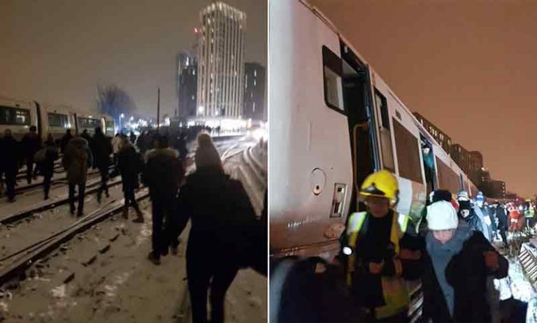 Terjebak di Kereta Karena Salju, Penumpang Southeastern Tarik Alarm Darurat dan Melompat Turun