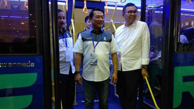 Berharap Mampu Pasok Kebutuhan Bus di Bandara, Moeldoko Hadirkan Prototipe Bus Listrik Ketiga
