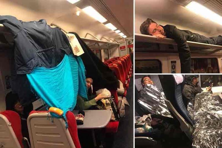 Delapan Jam Terjebak Salju, Penumpang Kereta di Kanada Kedinginanan dan Kekurangan Air!