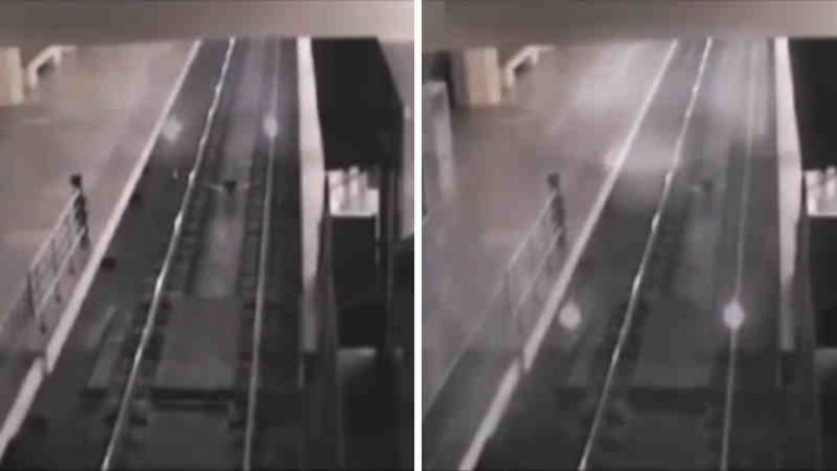 Ngeri! Kereta Hantu Terekam CCTV ‘Melintas’ di Stasiun Baotou