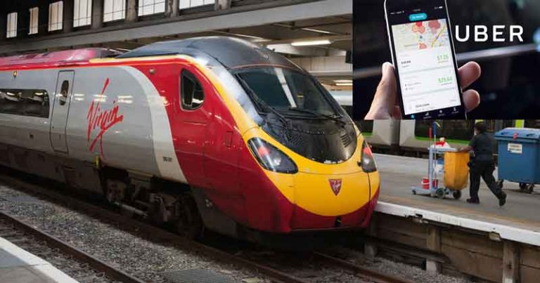 Ikuti Jejak MRT Jakarta dan GoJek, Virgin Trains Bermitra dengan Uber