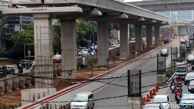 Tak Kunjung Rampung, LRT Jabodebek Lintasan Kuningan-Dukuh Atas Terganjal Masalah!