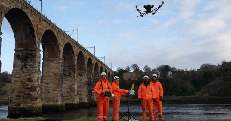 Inggris Berdayakan Drone Untuk Pantau Para Pelanggar dan Inspeksi Jalur Kereta