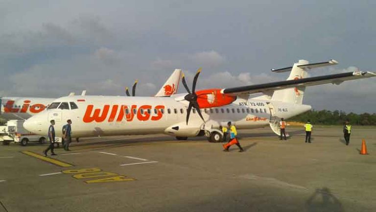 ATR-72 600 Wings Air Sukses Lakukan Proving Flight di Bandara Taufik Kiemas