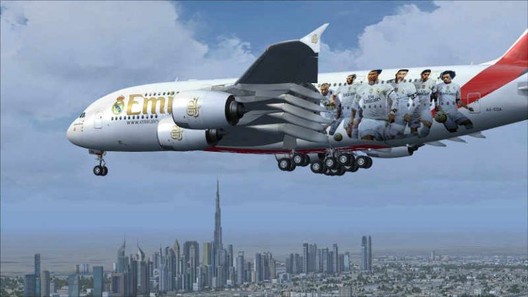 Intip Mewahnya Airbus A380 Emirates yang Digunakan Klub Bola Real Madrid