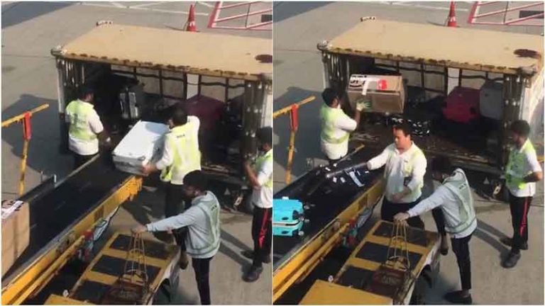 Video Viral, Petugas Bandara Internasional Hong Kong Lempar Barang Penumpang