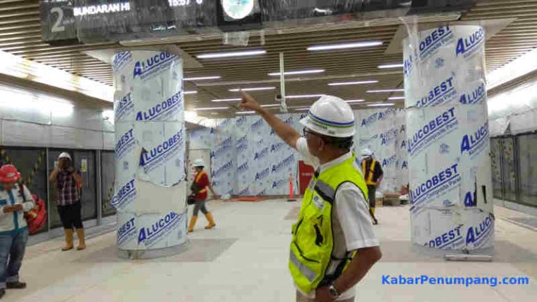 Eksklusif! Inilah Penampakan Bagian Dalam Stasiun MRT Dukuh Atas
