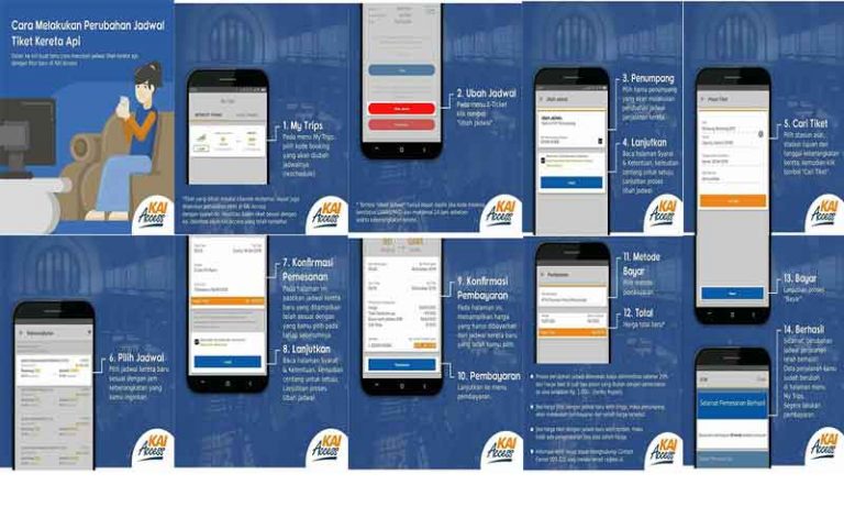 Punya KAI Access? Ini Cara Mudah Tukar Jadwal