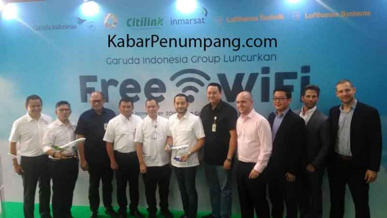 Garuda Indonesia Group Hadirkan WiFi Gratis Dalam Penerbangan Domestik