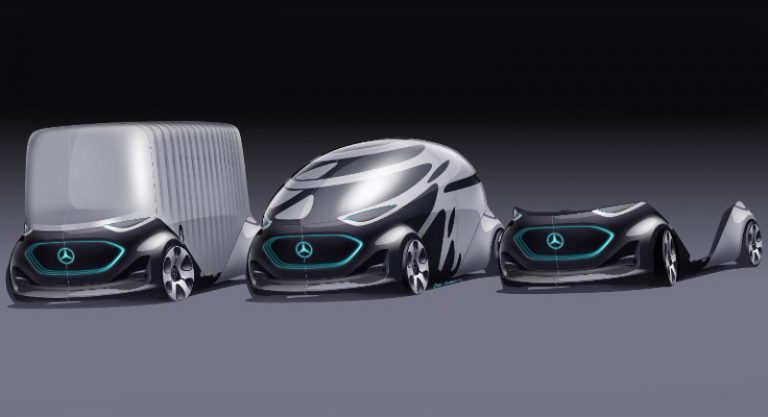 Mercedes Benz Pamerkan Desain Moda Futuristik yang Mampu Angkut Penumpang dan Kargo