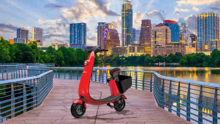 OjO, Skuter Listrik Hasil Kolaborasi Austin Commuter Scooter