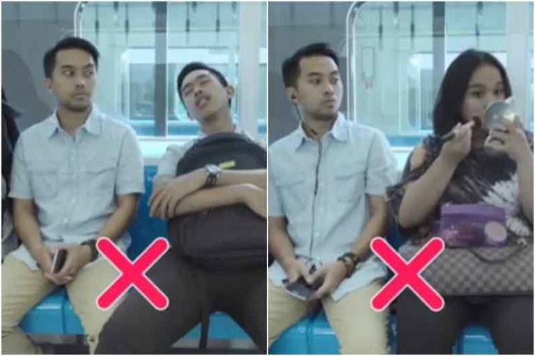 MRT Buat Video Tutorial Perilaku Penumpang, Kalau Mendengkur Jangan Lupa Pakai Masker!