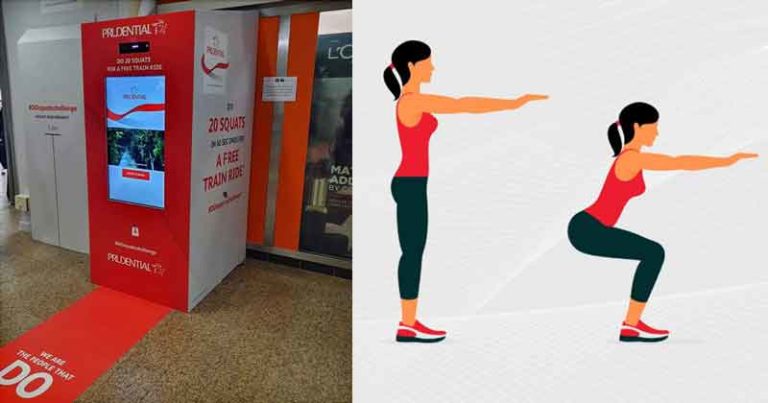 Cuma Squat 20 Kali, Penumpang Bisa Naik MRT Singapura Gratis