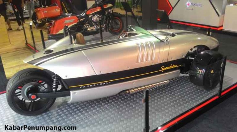 Untuk Pertama Kali di Indonesia, Vanderhall Autocycle Hadir di Telkomsel IIMS 2019