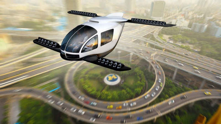 Peneliti University of Michigan:  Kendaraan VTOL Listrik Lebih Ramah Lingkungan Ketimbang Mobil Listrik
