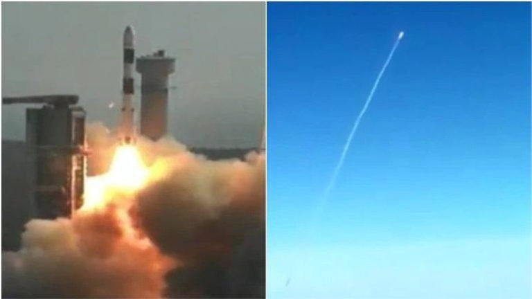Momen Langka! Pilot Airbus A320 Indigo Berhasil Abadikan Peluncuran Roket PSLV C-45!