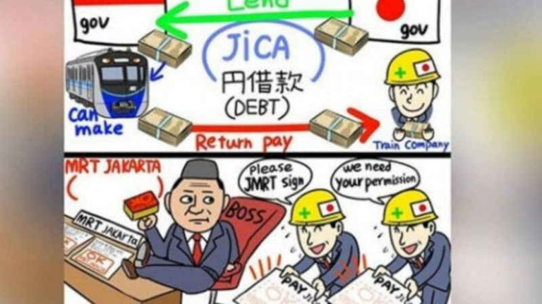 Komikus Jepang Kritik Hutang Pembangunan, MRT Jakarta: “Tidak Ada yang Namanya Terlambat Bayar”