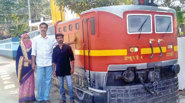Setelah Bus Scania, Mural Rangkaian Kereta Api India Sukses Sedot Perhatian Warga