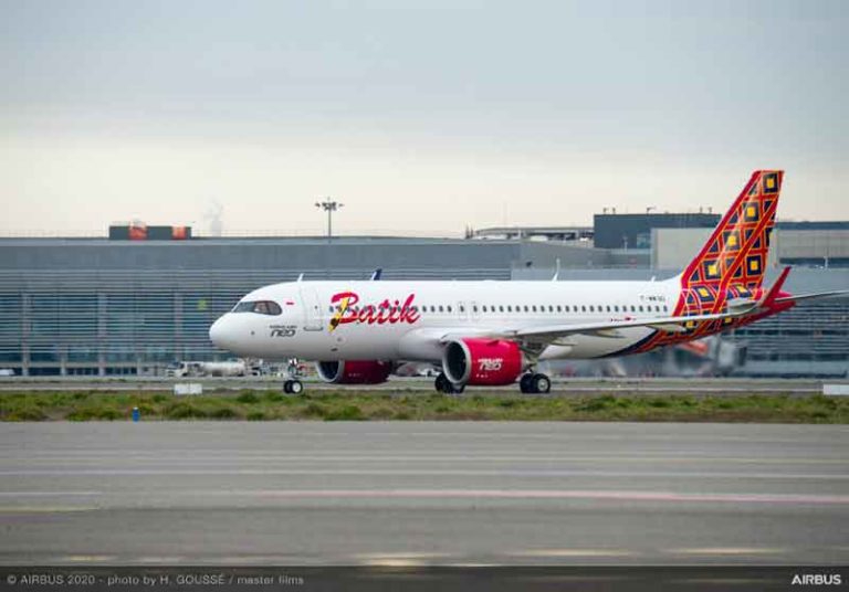 Batik Air Tambah Airbus A320-200CEO AE V2500 Turbofans Pertama dan Umumkan Tahapan Pengaturan Pesawat di Lebaran 2022