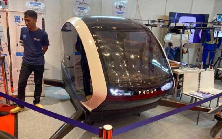 Mau Diboyong Ke Jerman, Inilah “Frogs” Drone Taksi Asli Kota Gudeg