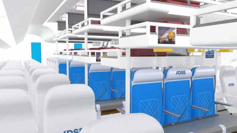 Inilah Economy Sky-Dream, Tempat Tidur Tiga Tingkat untuk Penumpang Kelas Ekonomi Jarak Jauh