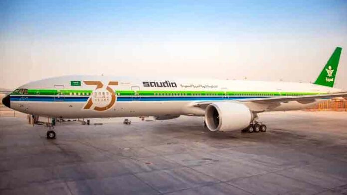 Saudia-777-Retro-Livery