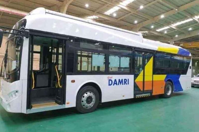 Damri Uji Coba Bus Listrik di Bandara Internasional Soekarno-Hatta