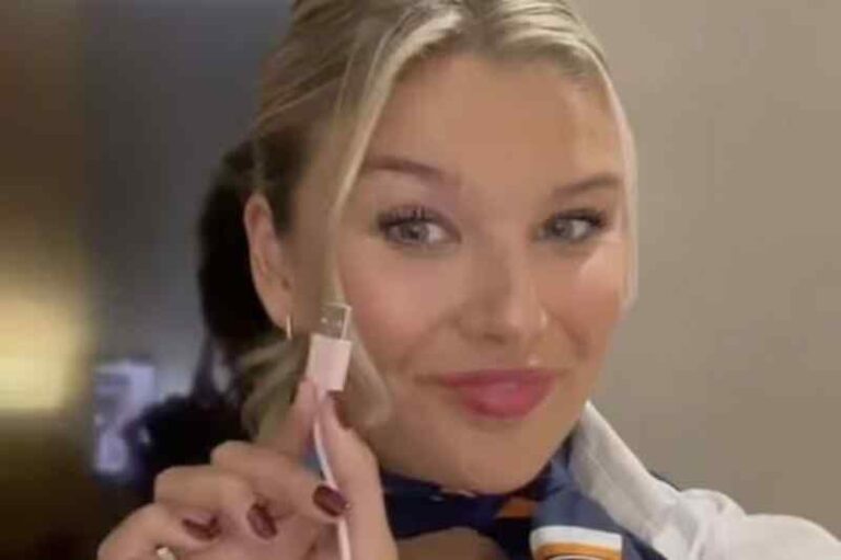 Pramugari Cantik Bagikan Tips Isi Daya Ponsel di Hotel Tanpa Charger