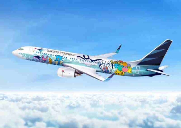 Garuda Indonesia dan The Pokémon Company Rilis Design Livery Tematik “Pikachu Jet”