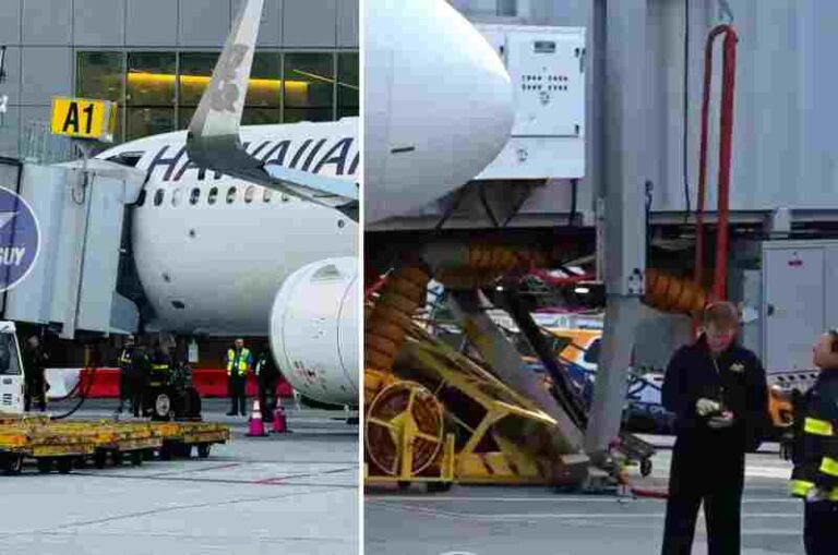 Garbarata Runtuh di Bandara San Francisco, Pintu Airbus A321neo Hawaiian Airlines Alami Kerusakan