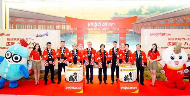 Vietjet Buka Penerbangan Langsung Hanoi – Hiroshima, 2 kali Seminggu