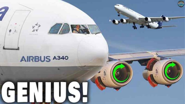 Menjawab Penasaran! Inilah Alasan Mengapa Mesin Airbus A340 Terlihat Lebih Kecil