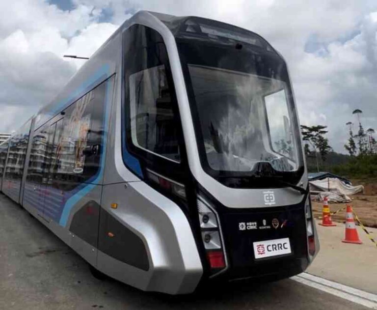 Jelang Upacara 17 Agustus 2024 di IKN, Kemenhub Uji Coba Kereta Tanpa Rel