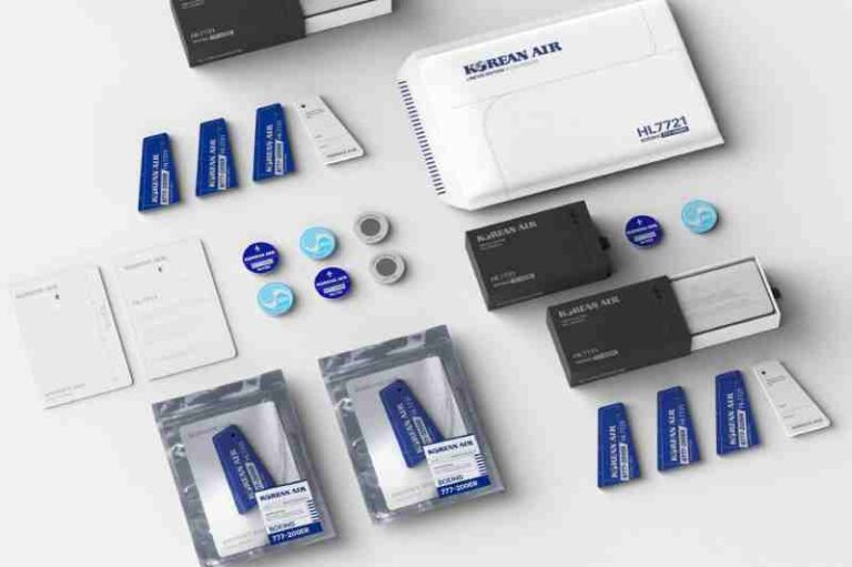 Korean Air Jual Koleksi “Name Tags and Golf Ball Markers” Daur Ulang dari Kulit Boeing 777-200ER