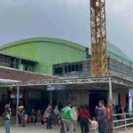 Update pembangunan Stasiun Rangkasbitung per 25 Mei 2025. Bantalan dan rel di jalur 3-4 terpasa (1)